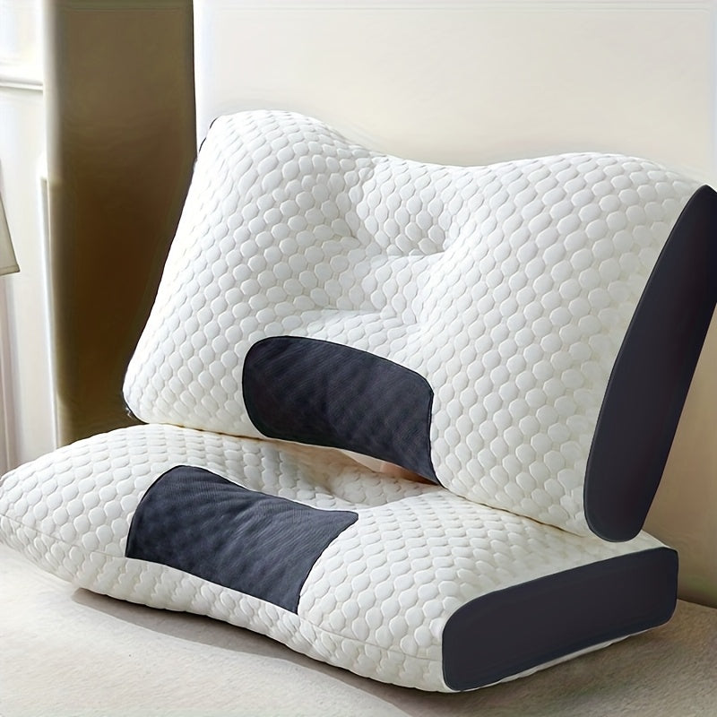 Buy 1 Get 1 Free, Soft Woven Neck Massage Pillows for Couples, Adjustable Ergonomic Pillow with Removable Cover