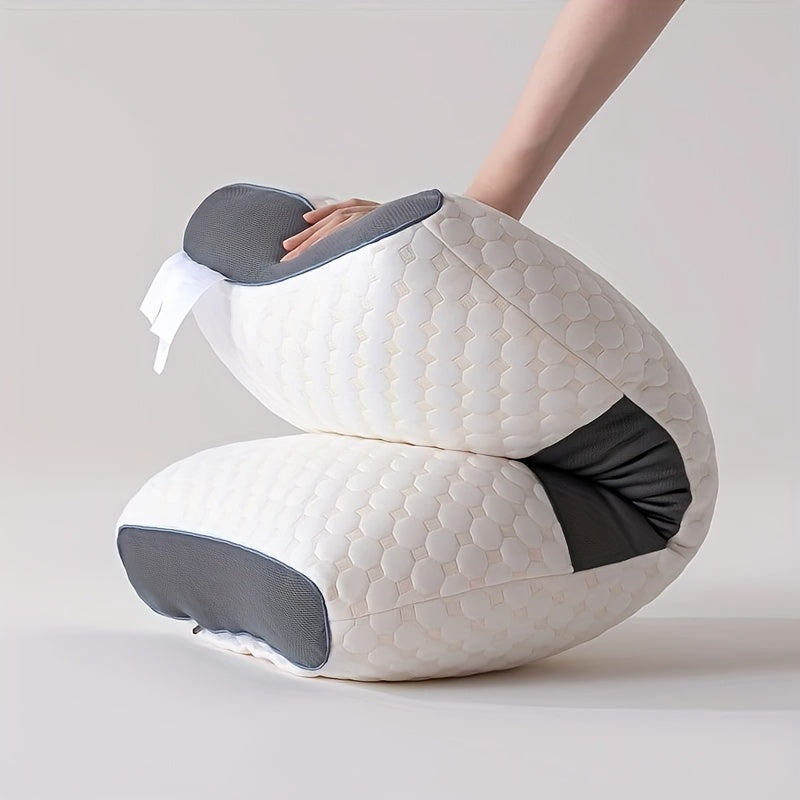 Buy 1 Get 1 Free, Soft Woven Neck Massage Pillows for Couples, Adjustable Ergonomic Pillow with Removable Cover