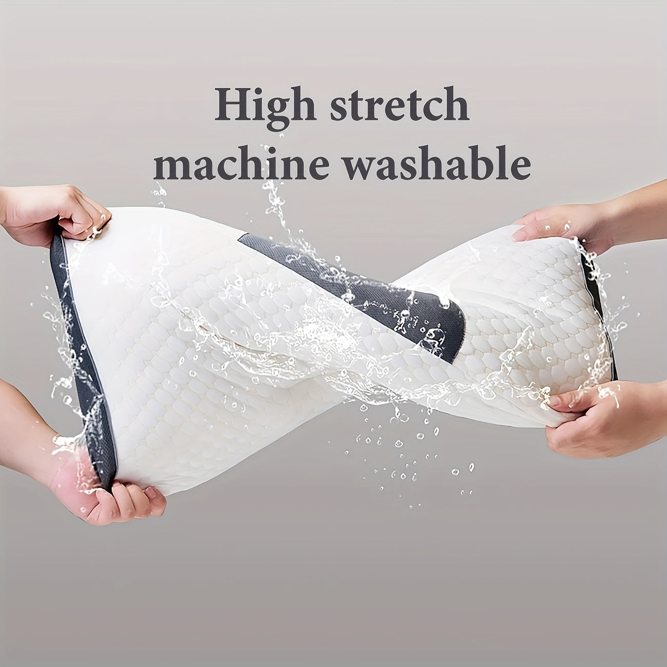 Buy 1 Get 1 Free, Soft Woven Neck Massage Pillows for Couples, Adjustable Ergonomic Pillow with Removable Cover